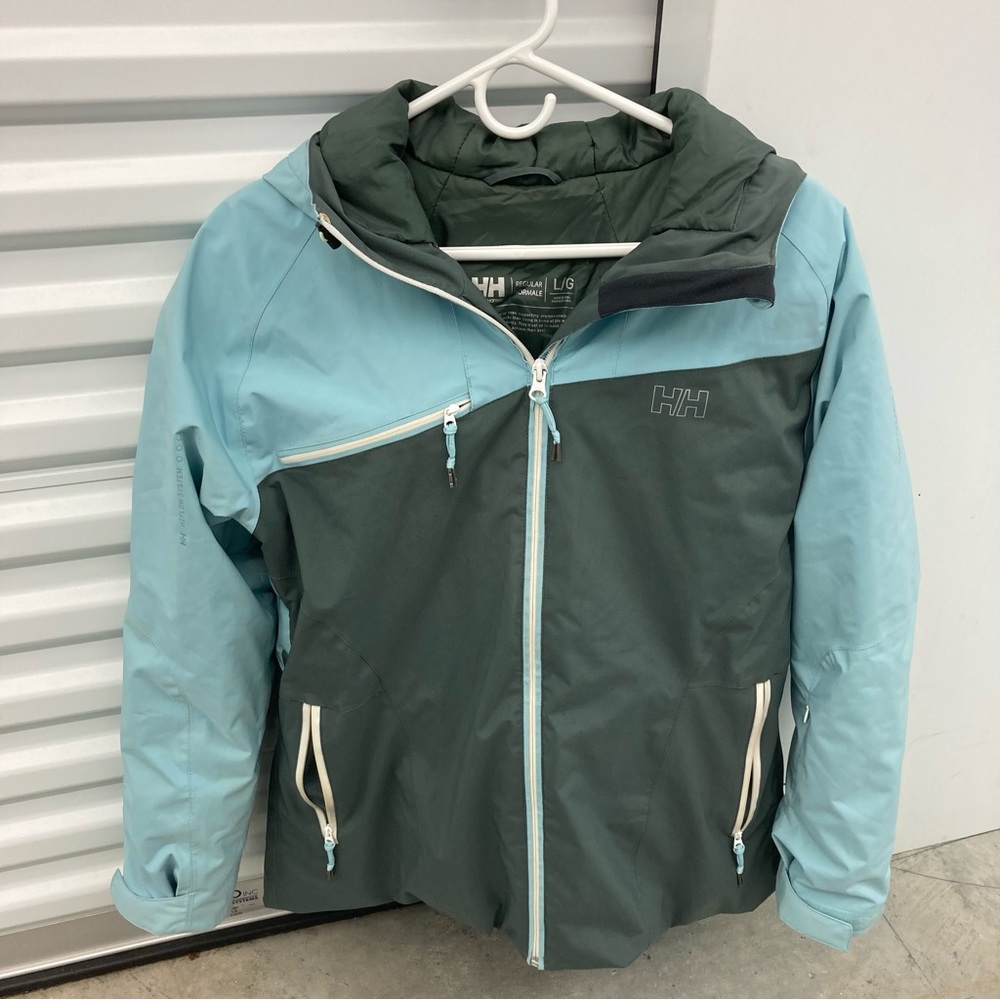 Helly Hansen Aquamarine H2 Flow Jacket Size Large Ski